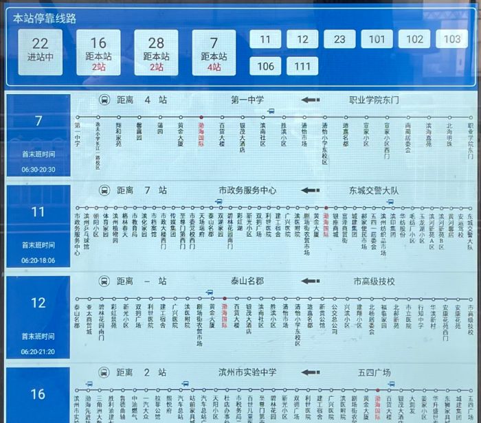 電子站牌車站到站顯示